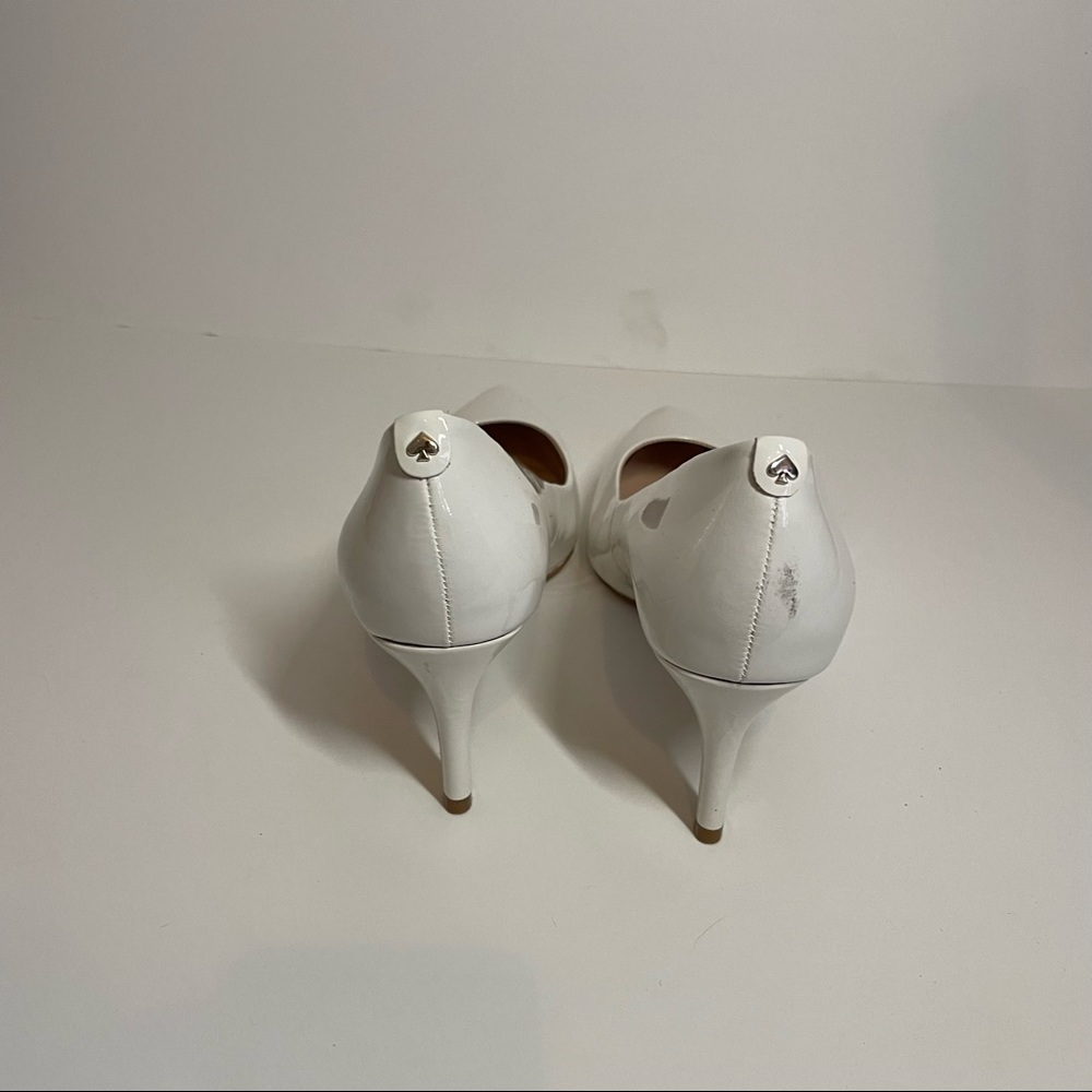 Elegant White Women's Heels - Picture 4 of 4